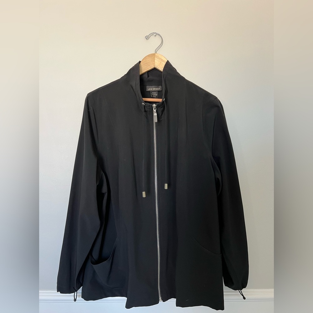 Lane Bryant Women’s Activewear Black Jacket Size 18 1X